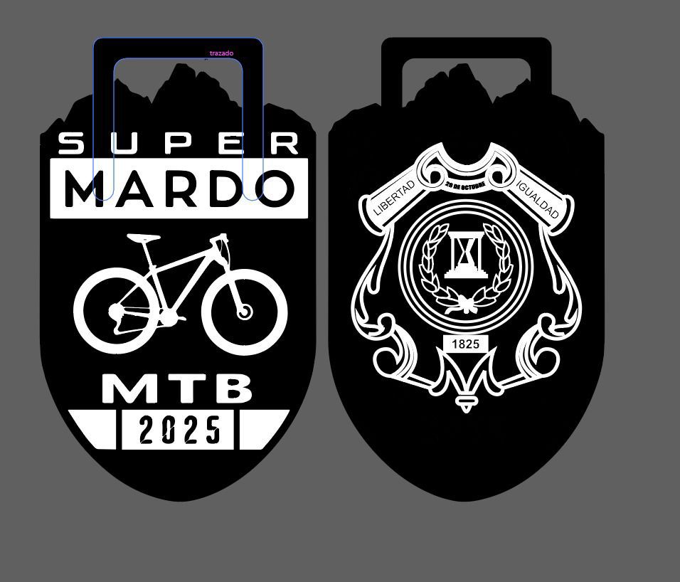 Medalla oficial de la Travesía de Super Mardo 2025